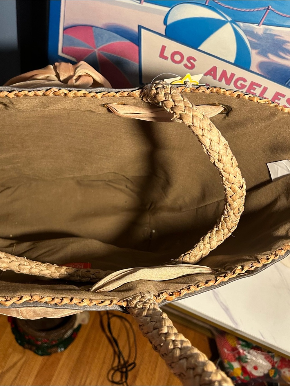Becca Rafia beach tote - Picture 2 of 8